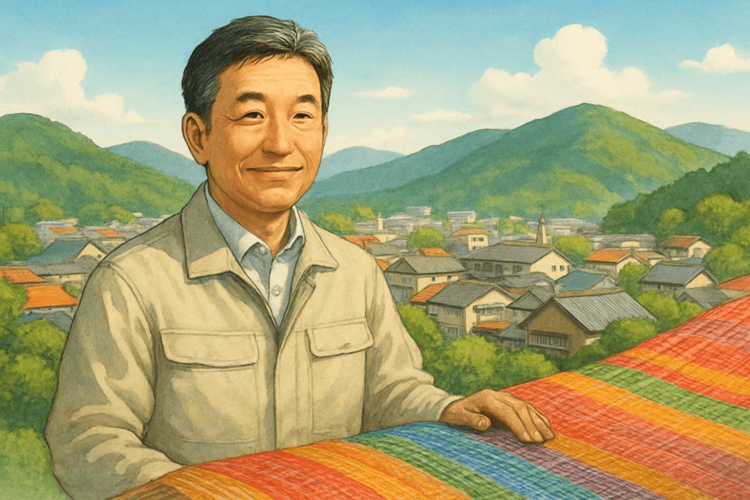 故郷で錦を織り続ける